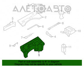 Пенопласт под инструмент VW CC 08-17