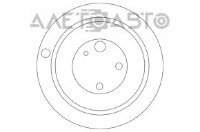Комплект дисків R17 x 7J ET35 5*114,3 4шт Nissan Rogue 14-20 залізка