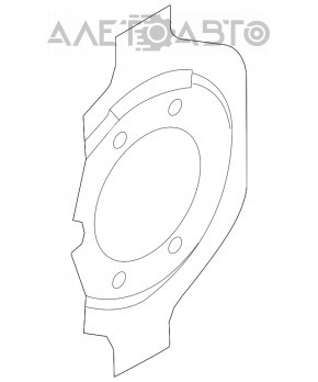 Кожух тормозного диска передний правый Infiniti QX50 19- примят