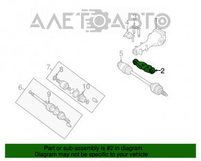 Кронштейн редуктора Subaru Outback 15-19