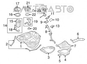 Топливный насос бензонасос Subaru Outback 10-14 2.5