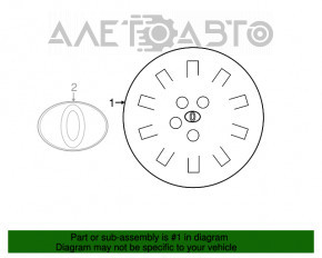 Колпак колісний R16 5*114.3 Toyota Camry v50 12-14 usa