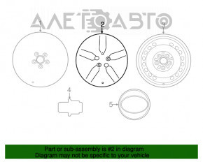 Диск колесный R17 Toyota Camry v70 18-