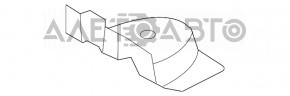 Кронштейн радиатора нижний правый Subaru Forester 14-18 SJ 2.5, 2.0 ржавый