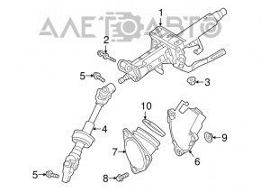 Рульова колонка Toyota Camry v70 18-