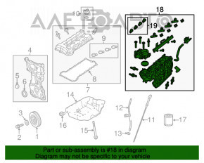 Колектор впускний Jeep Cherokee KL 14-18 2.4