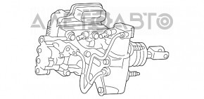 Головний гальмівний циліндр Toyota Camry v50 12-14 hybrid usa у зборі з ABS