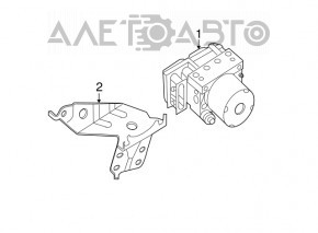 ABS АБС Nissan Sentra 16-19 рест 1.8 АКПП під барабани