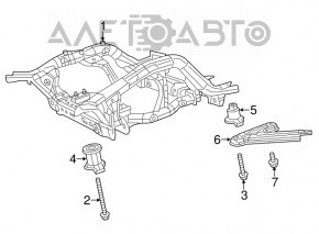 Підрамник передній Jeep Grand Cherokee WK2 11-21