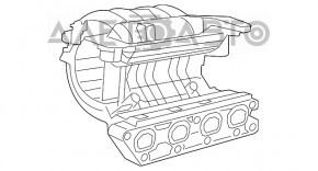 Коллектор впускной Fiat 500 12-17 1.4