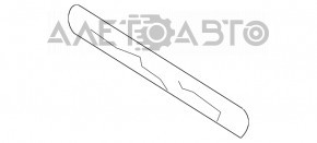 Емблема значок задній "quattro" Audi Q5 8R 09-12