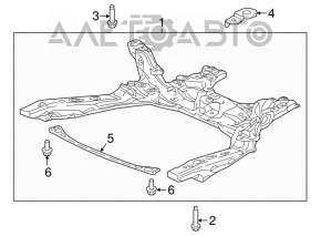 Розпірка переднього підрамника Honda CRV 17-22