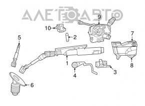 Рульова колонка з карданчиком Dodge Grand Caravan 11-20