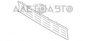 Нижняя решетка переднего бампера Mini Cooper F56 3d 14-19 дорест хром