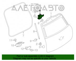 Петля двери багажника левая Mini Cooper Countryman R60 10-16