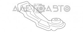 Лопух переднього підрамника передній правий Lexus RX300 RX330 RX350 RX400h 06-09