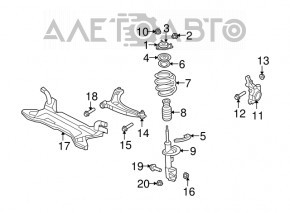 Подрамник передний Jeep Compass 11-16