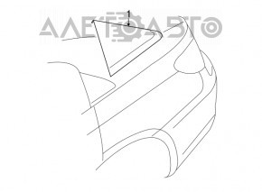 Треугольник заглушка заднего крыла прав Chrysler 200 11-14