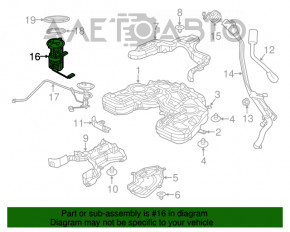 Топливный насос бензонасос Jeep Grand Cherokee WK2 11-15 3.6