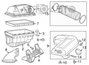 Витратомір повітря Jeep Grand Cherokee WK2 11-213.6