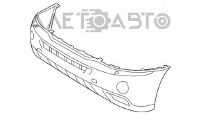 Бампер передній голий Lexus RX400h 06-09 під омивач фар