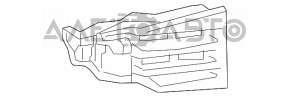Крепление птф правое Lexus ES300h ES350 13-15 дорест, слом креп, трещина