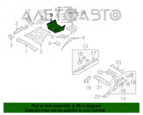 Корито багажника Subaru Outback 10-14