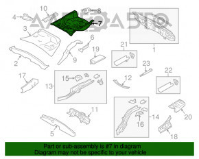 Корито багажника Subaru Forester 14-18 SJ