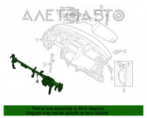 Труба подторпедная посилення Mitsubishi Outlander Sport ASX 10