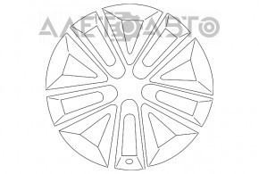 Диск колесный R17 Kia Sorento 16-20 легкая бордюрка