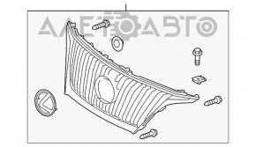 Решетка радиатора grill Lexus RX450h 10-12 дорест