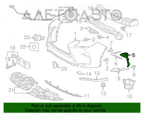 Обрамлення птф лев Lexus RX350 RX450h 16-19 F-sport новий OEM оригінал