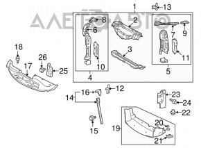 Планка телевизора верхняя Lexus IS250 IS300 IS350 06-13