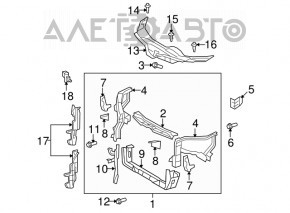 Накладка телевизора Toyota Venza 09-15