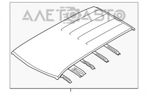 Крыша металл Subaru Forester 14-18 SJ отпилена, тычки