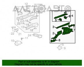 Четверть передняя правая Lexus RX300 RX330 RX350 RX400h 04-09