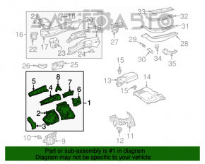 Чверть передня права Lexus RX350 RX450h 10-15