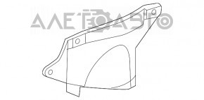 Уплотнитель крыла внутренний правый Toyota Camry v50 12-14 usa