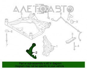 Рычаг нижний передний левый Nissan Murano z52 15-