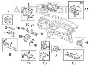 Накладка Шифтер КПП Honda CRV 12-14