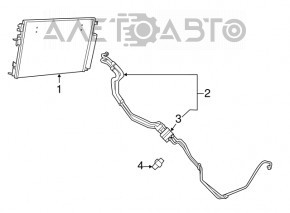 Трубки охолодження АКПП Dodge Challenger 09-3.6