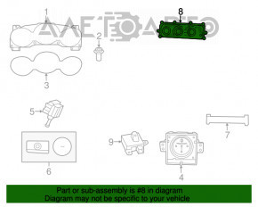 Управление климат-контролем Chrysler 200 11-14 manual