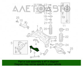 Рычаг поперечный задний левый Nissan Murano z50 03-08