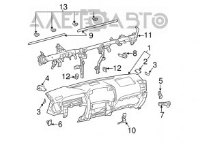 Торпедо передня панель без AIRBAG Lexus GX470 03-09