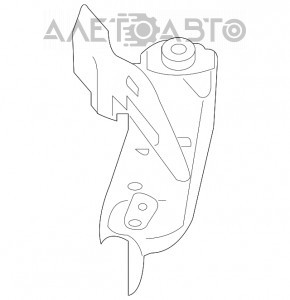 Лопух заднего подрамника передний правый Nissan Murano z51 09-14