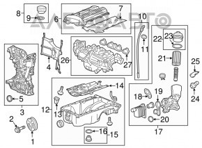 Піддон масляний Buick Encore 13-