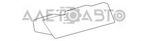 Дефлектор повітроводу центральний Lexus GS300 GS350 GS430 GS450h 06-11 чорний