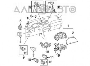 Управление климат-контролем Toyota Solara 2.4 04-08