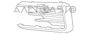 Решетка переднего бампера боковая левая VW Passat b8 16-19 USA R-Line нет фрагмента, сломаны крепления