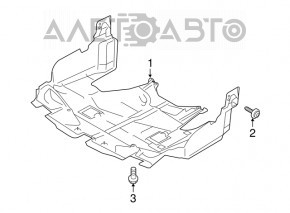 Защита двигателя Subaru XV Crosstrek 13-17 новый OEM оригинал